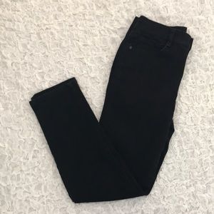 Black skinny stretchy jeans